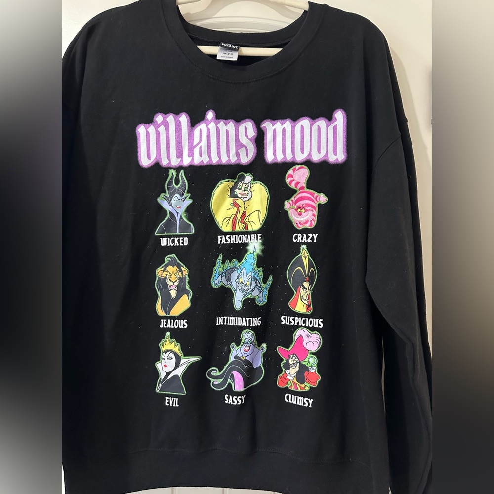 Juniors Disney villains sweatshirt